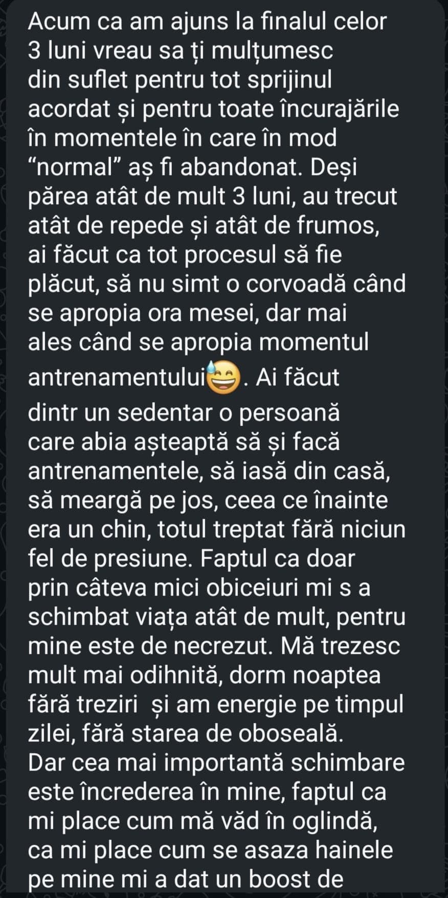 Testimonial client WonderBodyFit