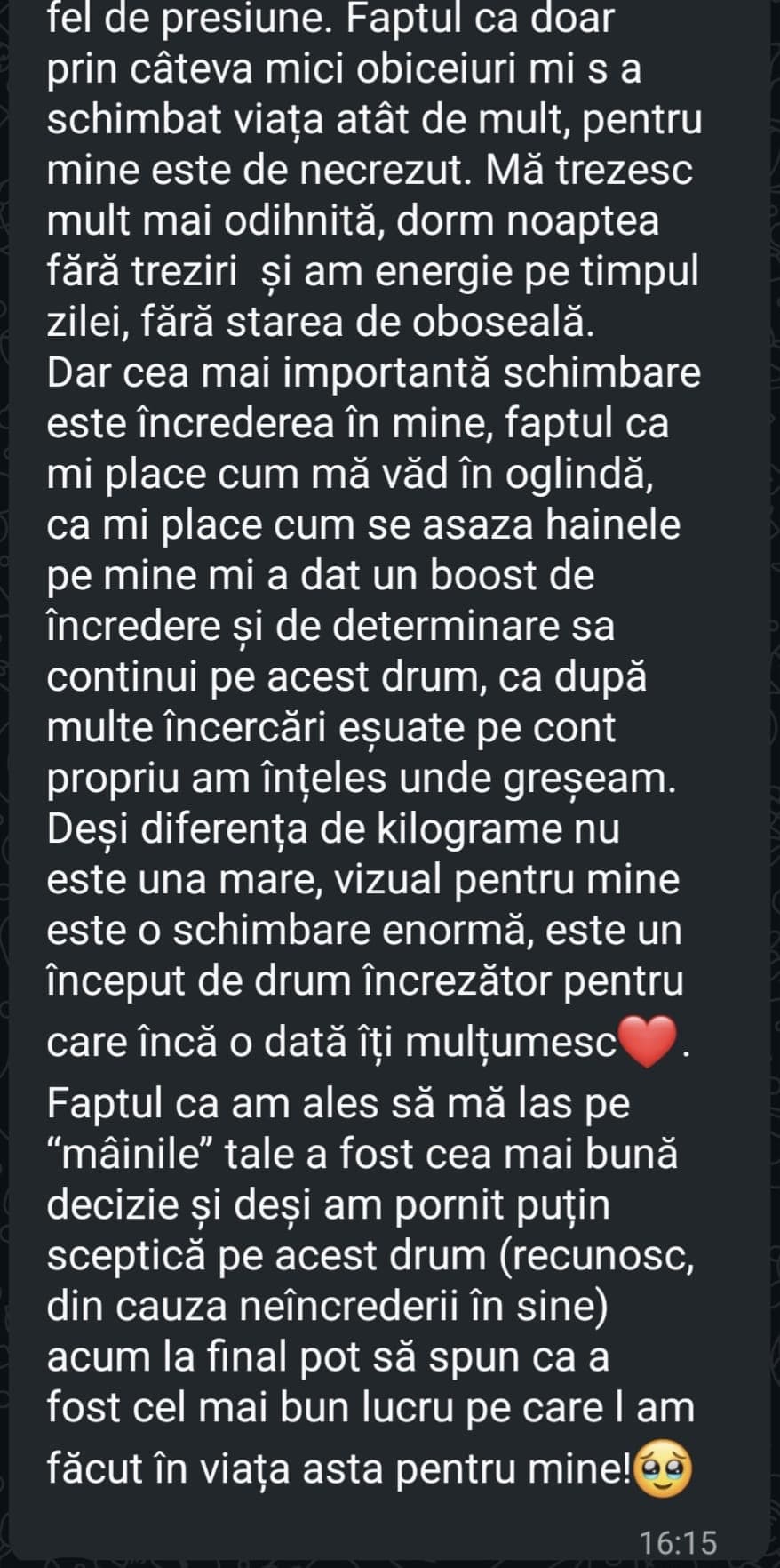 Testimonial client WonderBodyFit